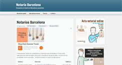 Desktop Screenshot of notariobarcelona.net