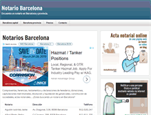 Tablet Screenshot of notariobarcelona.net